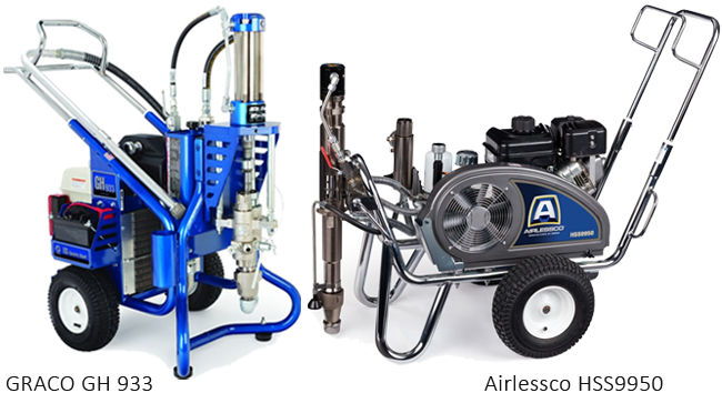 pompy hydrostatyczne Graco-933 Airlessco HSS9950